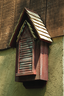 Victorian Bat House hanging wooden bat shelter