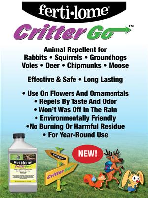 Ferti-lome Critter Go 32 oz bottle with spray nozzle