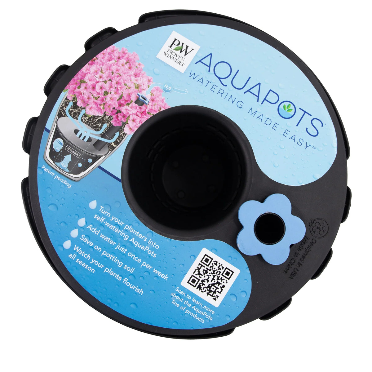 Large AquaPots Lite insert in a simple container