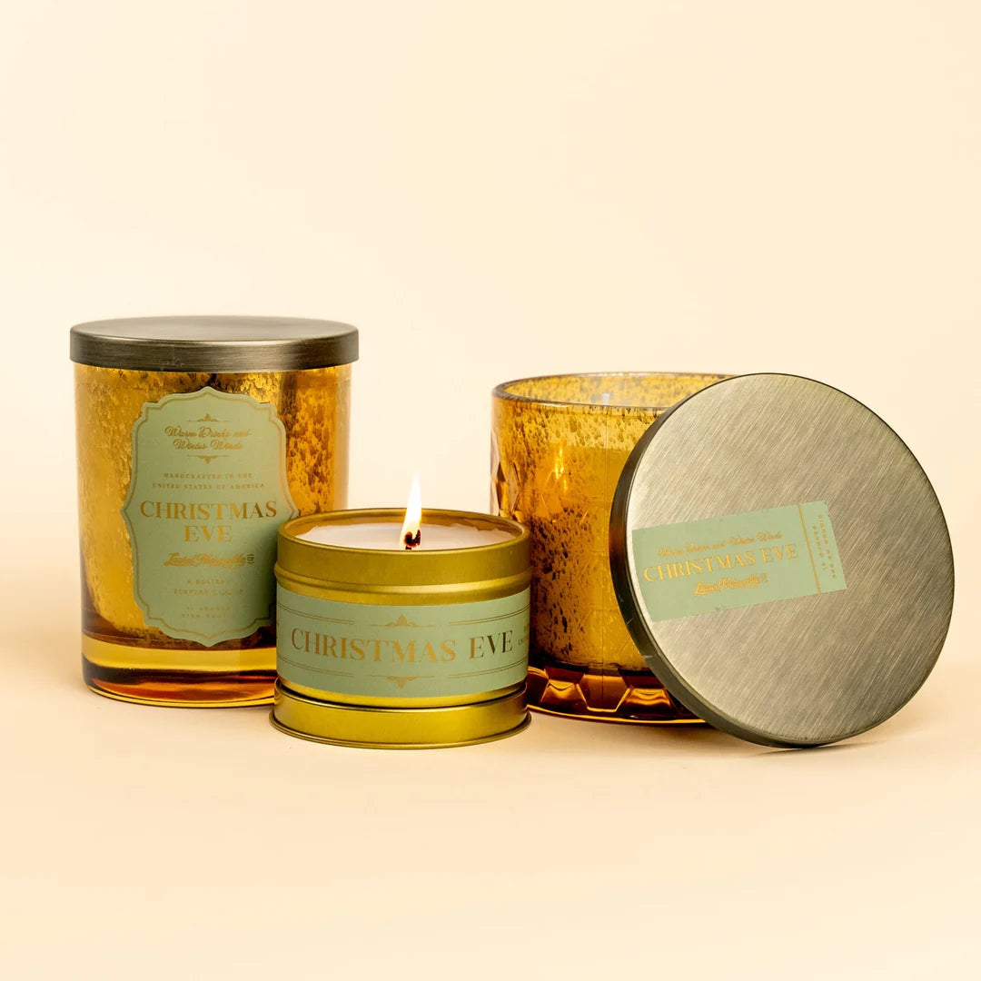 Christmas Eve Candle plant with red blooms in a pot