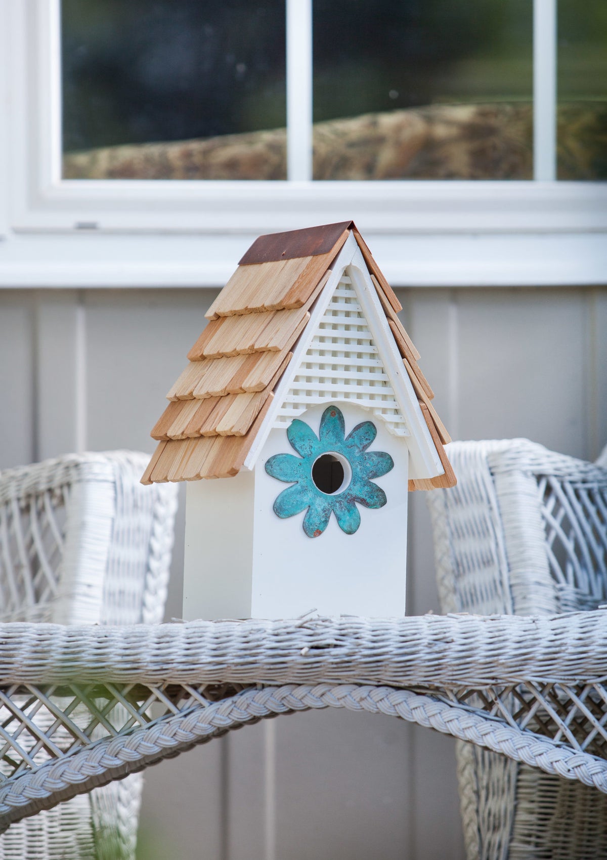 Garden Glory Birdhouse hanging garden decor