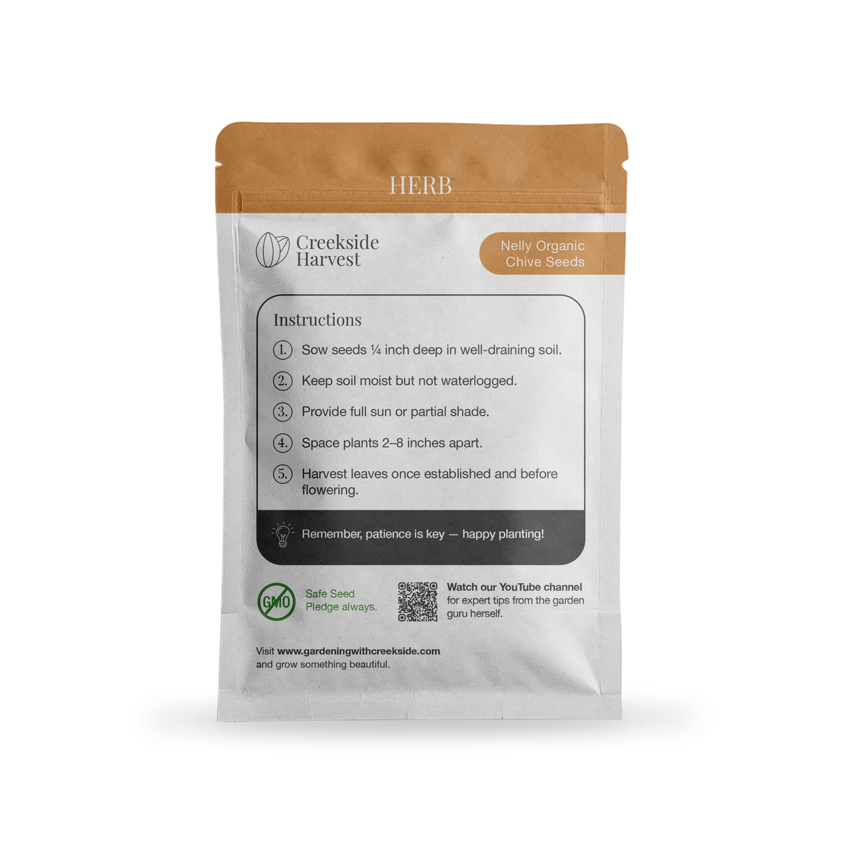 Nelly Organic Chive Seeds
