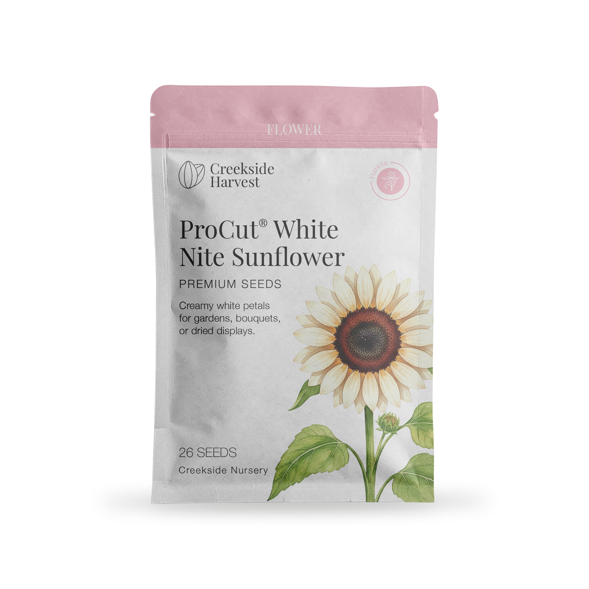 ProCut® White Nite Sunflower Seeds
