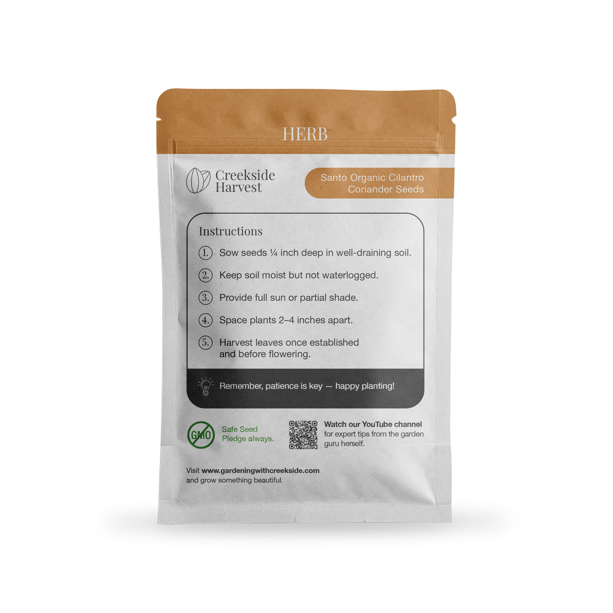 Santo Organic Cilantro/Coriander Seeds