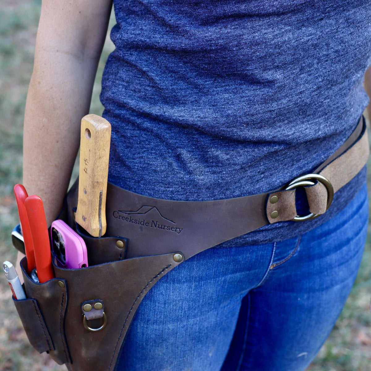 Jenny's Garden Tool Belt with multiple pockets