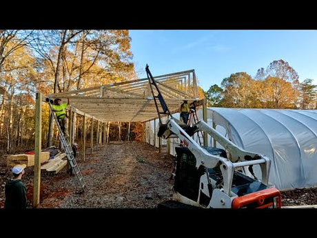 The Trusses Are Going Up!