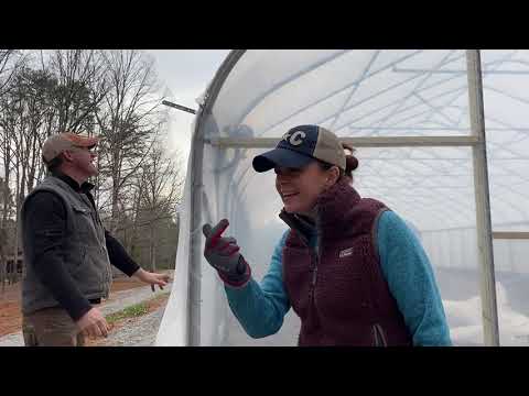 Installing Roll-Up Curtains on the Greenhouse