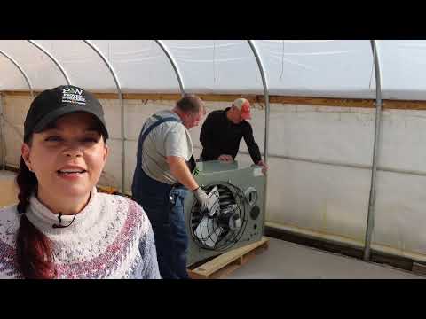 Hanging the Greenhouse Heater