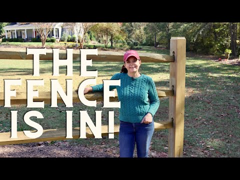 Projects Update - The Fence is In