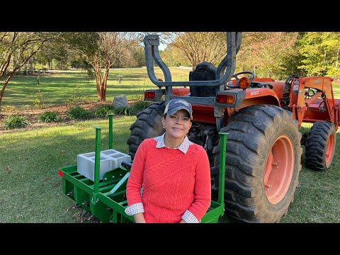 Beginning Fall Cleanup & Aerating the Grass