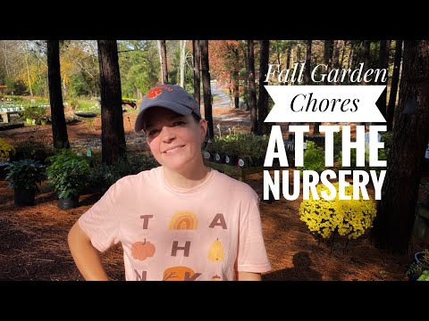 Fall Garden Chores at the Nursery