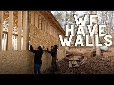 We Have Walls! ~ Installing OSB