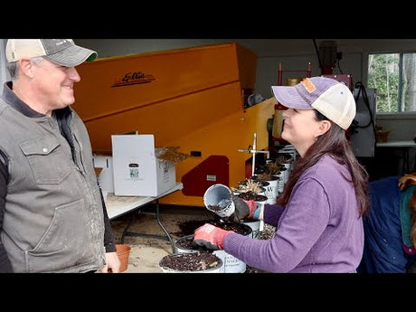 Work Smarter Not Harder: Using Modern Machinery To Pot Perennials