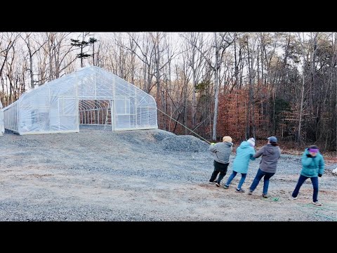 The Greenhouse is Covered!