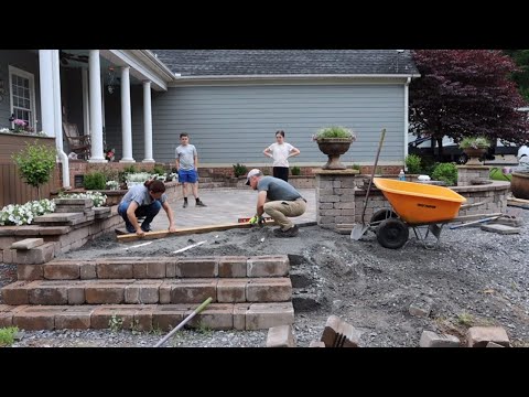 Planting Annuals, Trimming Camellias & Laying Pavers