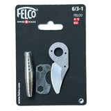 FELCO 6 replacement kit with red and black components