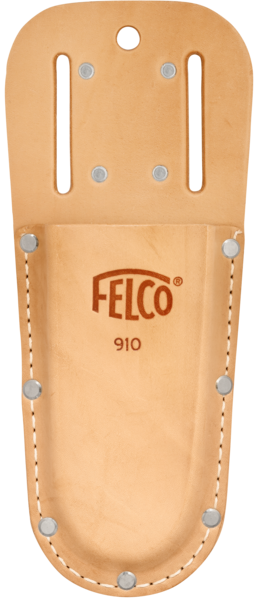 Black FELCO 910 holster with belt loop and snap closure