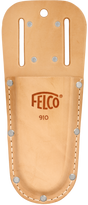 Black FELCO 910 holster with belt loop and snap closure