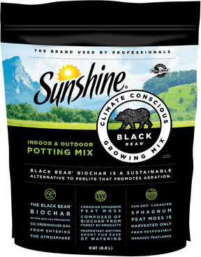 Sunshine Black Bear potting mix in a bag