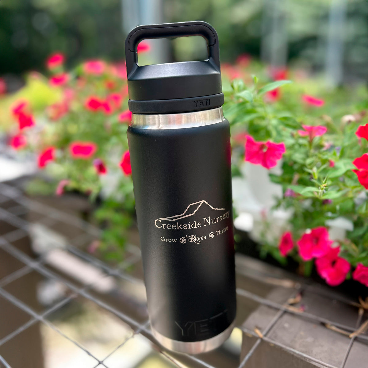 Creekside Yeti Rambler water bottle, 26 oz