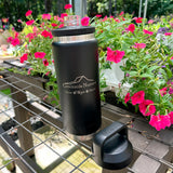 Creekside Yeti Rambler water bottle, 26oz, in hand