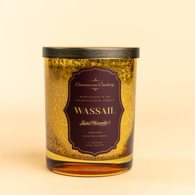 Wassail Candle plant in a pot with red flowers