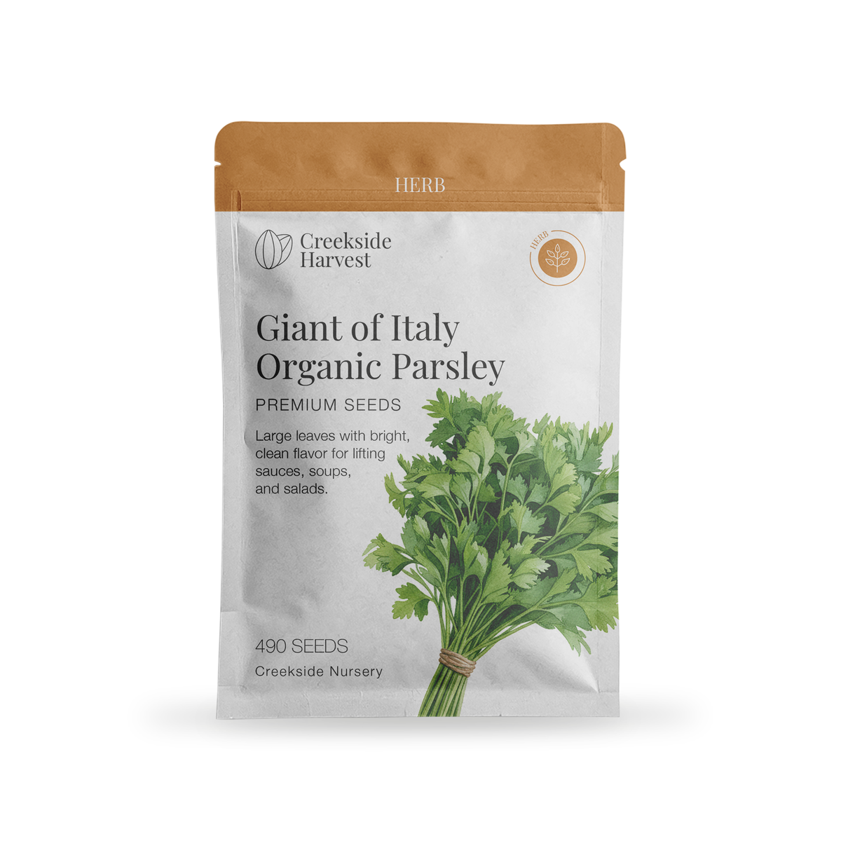 Giant of Italy Organic Parsley Seeds