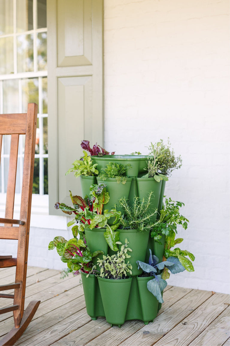 vertical pots for plants 3 Tier GreenStalk Garden Original Vertical Planter
