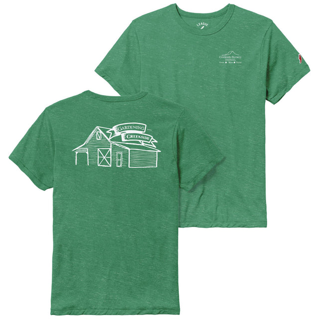 Heather Kelly green Creekside T-shirt with short sleeves
