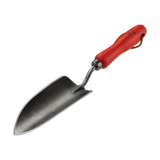 Felco 401 gardening trowel with red handle and metal blade