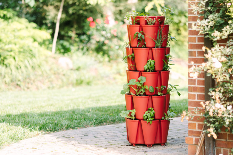 greenstalk vertical planters 5 Tier GreenStalk Garden Original Vertical Planter
