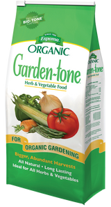 Espoma Garden-tone fertilizer bag on a plain background