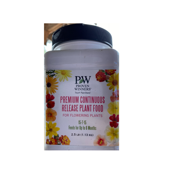 time release plant fertilizer Proven Winners Premium Continuous Release Plant Food 2.5lb