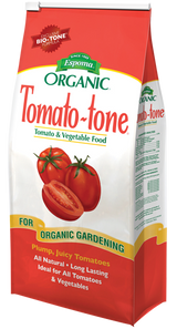 Espoma Tomato-tone fertilizer bag on a white background